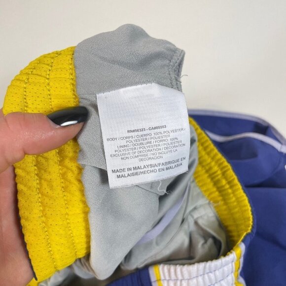 Nike Womens Dri-Fit Running Gym Shorts Purple S Drawstring Lightweight Athletic - Picture 5 of 11